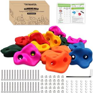 Rock Climbing Holds, 15PCS Climbing Wall for Kids,Climbing Set for Adult Indoor and Outdoor Rock Climbing Holds, 15PCS Climbing Wall for Kids,Climbing Set for Adult Indoor and Outdoor