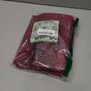 H.VERSAILTEX 2 Panels Christmas Blackout Curtain Valances for Kitchen Windows/Living Room/Bathroom Privacy Protection Rod Pocket Scalloped Window Valance Curtains, 52" W x 18" L, Burgundy