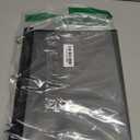 360 Pivotable 3 Ring Binder, Upgraded Foldable Binders 1 inch 2 Pack, Thin Small Three Ring Binder Fits 8.5" x 11", for Home, School and Office Binders Supplies - Black