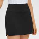 M MAELREG High Waisted Tennis Skirts for Women Stretchy Athletic Skirts for Pickleball Mini Lined Golf Casual Skort Black