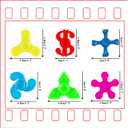 100 Pcs Mini Fidget Spinners, Stress Relief Sensory Toys, Party Favors Birthday Gift for Kids, Christmas Goodies Stuffers, Treasure Box Toys for Classroom Prizes (100)