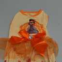 cyeollo Thanksgiving Day Dog Dress Turkey Small Puppy Clothes Tulle Dog Dresses Pet Costumes Holiday Doggie Outfit Girl, Size Medium