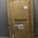 Teprovo Folding Hand Truck Dolly Cart,340LB Capacity Portable Aluminum Dolly Cart with Telescoping Handle and 7 Inch Rubber Wheels for Moving,Shopping,Travel,Office Use