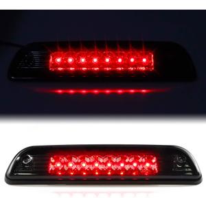 Tresound for 1995-2015 Toyota Tacoma 3rd Third Brake Light High Mount Stop Light, 2016-2023 Fit for Extended Cab Pickup Model Only (Chrome + Smoke Lens)