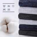 Mens Ankle Running Socks Cushioned Athletic Low Cut Short Socks for Men 5 Pack (9-12, White)