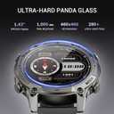 2026 AI Smart Watch with Standalone GPS & Offline Maps, 5ATM Waterproof, 1.43" AMOLED, 21-Day Battery, 178 Sports Modes, Compass, Heart Rate/SpO2/Stress/Sleep Monitor, for Android iOS Men Women Black