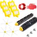 Neutop Upgraded Replacement Parts Accessories Kit Compatible with iRobot Roomba 700 Series 760 761 770 780 790 Robot Vacuum with Flexible Beater and Bristle Brush Hepa Filter Side Brush Cleaning Tool.