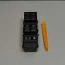 6+8 Metal Pins Power Window Switch Fits for 06-10 Jeep Commander,Grand Cherokee,Chrysler 200/300.07-09 Dodge Durango/Aspen,08-14 Avenger.Control vidrios Master Switch.Green Light.4602781AA