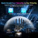 2026 WiFi Extender Signal Booster for Home, 15555 Sq.ft Long Range Internet Repeater-95% Faster,Strongest Wireless Router Amplifier w/Ethernet Port,Mesh Wi-Fi Repeater Support 99% Devices,1-Tap Setup