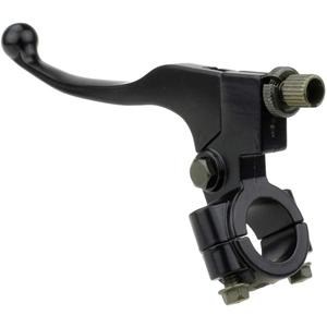 HIAORS 7/8" Universal Motorcycle Black Left Clutch Brake Handle Lever Perch for CRF XR 80 100 CRF80 XR200 SSR 125cc Coolster Roketa Baja X-Treme Pit Dirt Motor Bike Motocross Parts