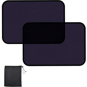 ZATOOTO Car Window Shades Semi-Transparent Cling Sunshade for Medium and Large Car Window Covers UV & Privacy Protection for Camping, Napping and Relaxing Auto Covers 2 Pack,20.87 * 13.78 in