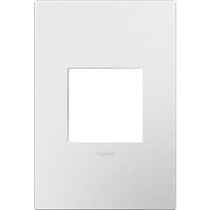 Legrand adorne Gloss White 1-Gang Screwless Wall Plate (1, Gloss White)