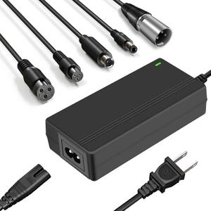 42V 2A Replacement Charger for 36V Electric Scooter Ebike Lithium Battery, 5 in 1 Scooter Charger for Gotrax, Jetson, Swagtron, Brid, Segway, Razor, Sisigad, Xiaomi,Ninebot