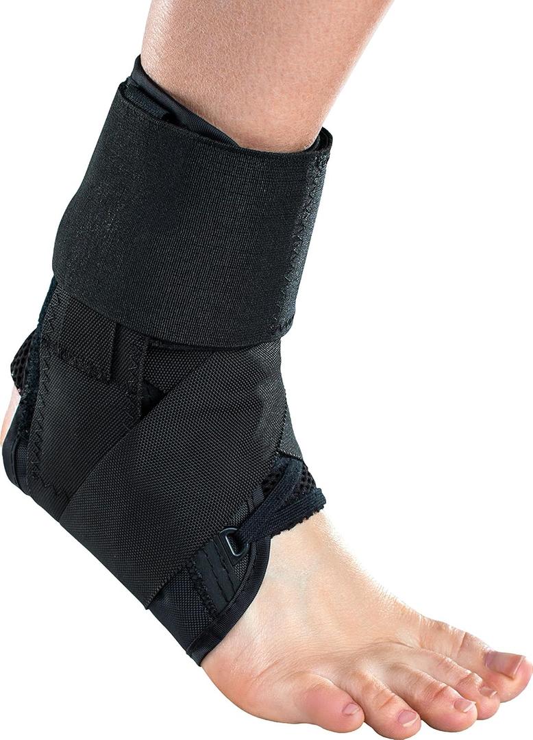 DonJoy Stabilizing Pro Ankle Support Brace, Black, Large (Large (Pack of 1))