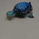 Blue Sea Turtle Magnet 3x2 Inches - 1 Pc Coastal Turtle Magnets for Fridge, Locker Magnets or Cute Car Magnet, for Home Office Beach Locker Decor, Coastal Themed Decorations for Ocean and Sea Lovers