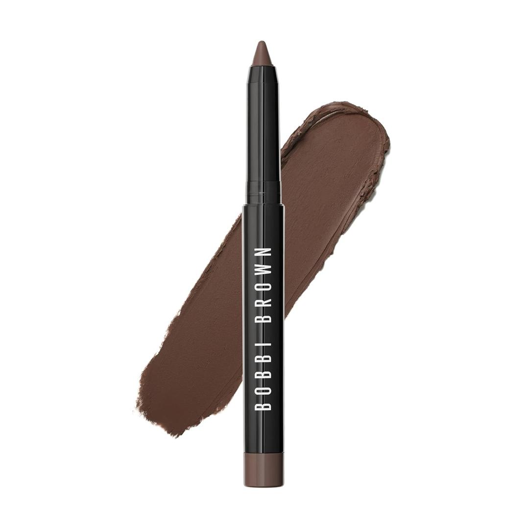 Bobbi Brown Long-Wear Cream Liner Stick | Non-Creasing, Pigment-Rich, Waterproof, Fine-Tip Eyeliner with Built-in Sharpener (03 Rich Chocolate (Neutral brown))