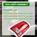 Lochnchn LED Tail Light Assembly Compatible with 2013-2018 Dodge Ram 1500,2014-2018 Ram 2500 3500 Left Driver Side Taillights Rear Outer Tail Lamp Replace CH2800202 68093079AB