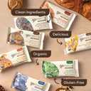 GoMacro MacroBar Organic Vegan Protein Bars - Protein Variety Pack (2.3-2.4 Ounce Bars, 12 Count) (EXP 03/19/27)