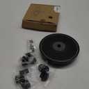 Solar Fountain Glass Panel with 2200 mah Battery, 3.5W Floating Solar Water Fountain with 4 Fixed Rods, Solar Fountain Pump for Bird Bath, Garden, Pond, Pool, Outdoor-Colorful Lights