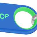 Slice Slicer Box Cutter | Ceramic Keychain Knife and Lightweight Micro Cutter | Lasts 11x Longer than Metal | Blue
