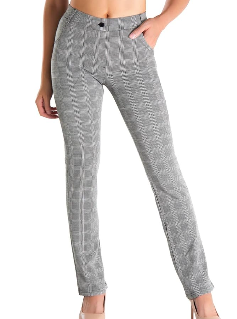 Yogipace,Belt Loops,Women's Petite/Regular/Tall Straight Leg Yoga Dress Pants XXL