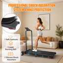 Joxir Walking Pad Treadmill with Incline and Handle Bar, 7.5MPH Under Desk Treadmill for Home Office, 360 Lbs Capacity Portable Treadmills with Remote Control, Led Display