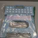 Handy Laundry Folding Lightweight Step Stool - Sturdy Enough to Support Adults and Safe Enough for Kids - Opens Easy with One Flip - Great for Kitchen, Bathroom or Bedroom (Teal - 9 Inch)