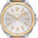 Coach Kitt Women's 3H Quartz Watch  34 mm Stainless Steel Case  Link Bracelet  Stylish Fashion Accessory, Gift for Her (Two Tone)