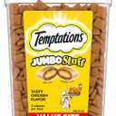 Temptations Jumbo Stuff Crunchy and Soft Cat Treats, Tasty Chicken Flavor, 14 oz. Tub