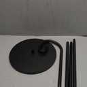 63 Inch Shepherds Hooks for Outdoor Indoor with Round Base Stand, Adjustable Shepherds Hook for Bird Feeder, Lanterns, Wind Chime in Patio Garden