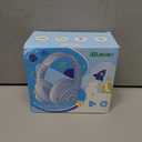 iClever Kids Bluetooth Headphones with LED Lights, BTH18 Safe Volume 74/85dBA, 43H Playtime, Bluetooth5.3 Kids Headphones Wireless Aux Cord for iPad/Tablet/Travel/School, Blossom Pink