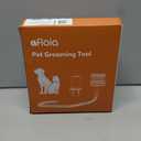 Afloia Dog Brush Vacuum Attachment - Pet Grooming Tool for Dogs & Cats (Vacuum Not Included), Compatible with 1-1.5" Round Port Vacuums (Dyson,Bissell,Eureka,Dirt Devil), with Extension Hose (White)