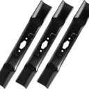 742P05086-L Low Lift Blades for 54" Mower Deck, Compatible with Cub Cad-et ZT1 ZT2 XT1-ST54 XT1-GT54, MTD, Troy-Bilt, Replaces 742-05086-L, 490-110-Y201, 490-110-C201, CMXGZAM110201, 3 Pack