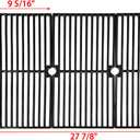 Direct store Parts DC118 Cast Iron Cooking grid Replacement for Brinkmann 810-1415-F, 810-1470, 810-8300, 810-8300-F, for Grill King 810-9325-0, set of 3 Cooking Grate (17 5/8" x 27 7/8")