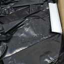 Ultrasac Heavy Duty Contractor Bags (VALUE 50 PACK/w TIES), 42 Gallon, 32.75" X 47" - 3 MIL Thick Large Black Industrial Garbage Trashbags for Construction and Commercial use
