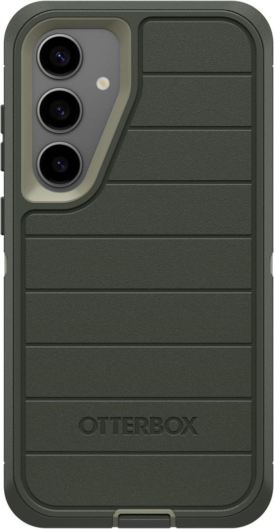 OtterBox Samsung Galaxy S24+ (Only) - Defender Series Case - Lichen The Trek (Green) - Case Only - Screenless - Rugged & Durable - with Port Protection - Microbial Defense Protection