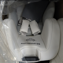 UPPAbaby Knox Convertible Car Seat/Rear Facing and Forward Facing/Intuitive Safety Features/Koroyd + CleanTech Technology/Removable Cup Holder Included/Bryce (White + Grey Marl)