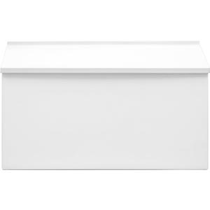 Dalmbox Wall-Mount Mailbox Large Mailbox for Post Rust-Proof Galvanized Steel Box for Outside or Townhouse Horizontal Style, White, 15.7 x 4.3 x 9.4