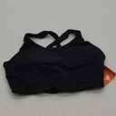 Sports Bras for Women Criss-Cross Back Padded Workout Tank Tops Medium Support Crop Tops for Women (Extra Large, Black)