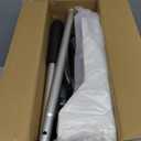 Sangohe Step Stool with Handle for Elderly, Aluminum Step Stools for Adults, Step Stool for Bed, Step Stool with Adjustable Handle and Legs, 275LBS Weight Capacity, 503A