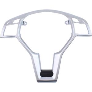 Steering Wheel Trim Cover Chrome for Mercedes C250 C350 C63 AMG E63 AMG 2012-15, C300 2012-14, CLA250 CLA45 AMG 2014-19, E250 E63 AMG S 2014-16, E350 2012-16, E400 2013-17, E550 2012-17