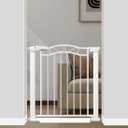 Fairy Baby Extra Wide Press Mounted Baby Gate Indoor for Kids Or Pets Walk Thru No Drill Long Dog Gates for The House Doorway Child Safety Gate 29.53"-32.28"