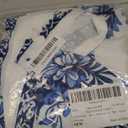 OYOANGLE Men's Floral Print Button Down Collared Shirts Summer Tropical Floral Beach Vacation Shirt (XX-Large, Blue)
