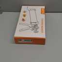 Churro Maker Machine, Stainless Steel Churros Gun Kit, 3-in-1 Multifunctional Cookie Press Hollow Churro with Piping Bag, 7 Piping Nozzles, 9 Cookie Discs & 2 Brushes, Easy to Clean (Black)