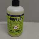 MRS. MEYER'S CLEAN DAY Hand Soap, Made with Essential Oils, Biodegradable Formula, Lemon Verbena, 12.5 fl. oz