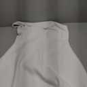 LuFeng Women's Summer Sexy Sleeveless Zipper Mock Neck Slim Fit A-line Mini Dress Bodycon Party Club Dress for Women (Medium, White)