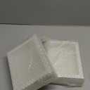 5x7 Shadow Box Picture Frame, Deep 1.77 Display Case with Real Glass, Removable Inner Frame & Black/White Mat for DIY Display of Baby Wedding Memories Crafts Medals & Photos (White, 2pcs)