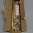 Gold Curtain Rods for Windows 28 to 48 inch, 5/8 inch Adjustable Wrap Around Blackout Curtain Rods for Bedroom & Outdoor