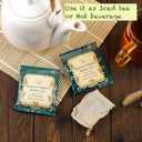 The Vedas Japanese Mugicha Iced Barley Tea | 100 cups of tea / 507 oz tea | Premium Natural Roasted Barley Grain - Mild Baking Type - Non-GMO - Caffeine-free - Damai Cha - Digestion Support & Rich in Nutrition| Iced Coffe Without Coffee | 15 Pitcher Cotton bags