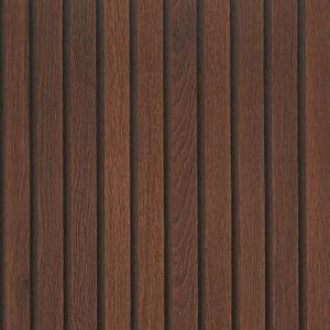 VEELIKE Wide Dark Walnut Wood Slat Peel and Stick Wallpaper Wood Contact Paper for Accent Walls Kitchen Island 24''x118'' Self Adhesive Renter Friendly Slatted Wall Panel Covering for Bedroom Bathroom